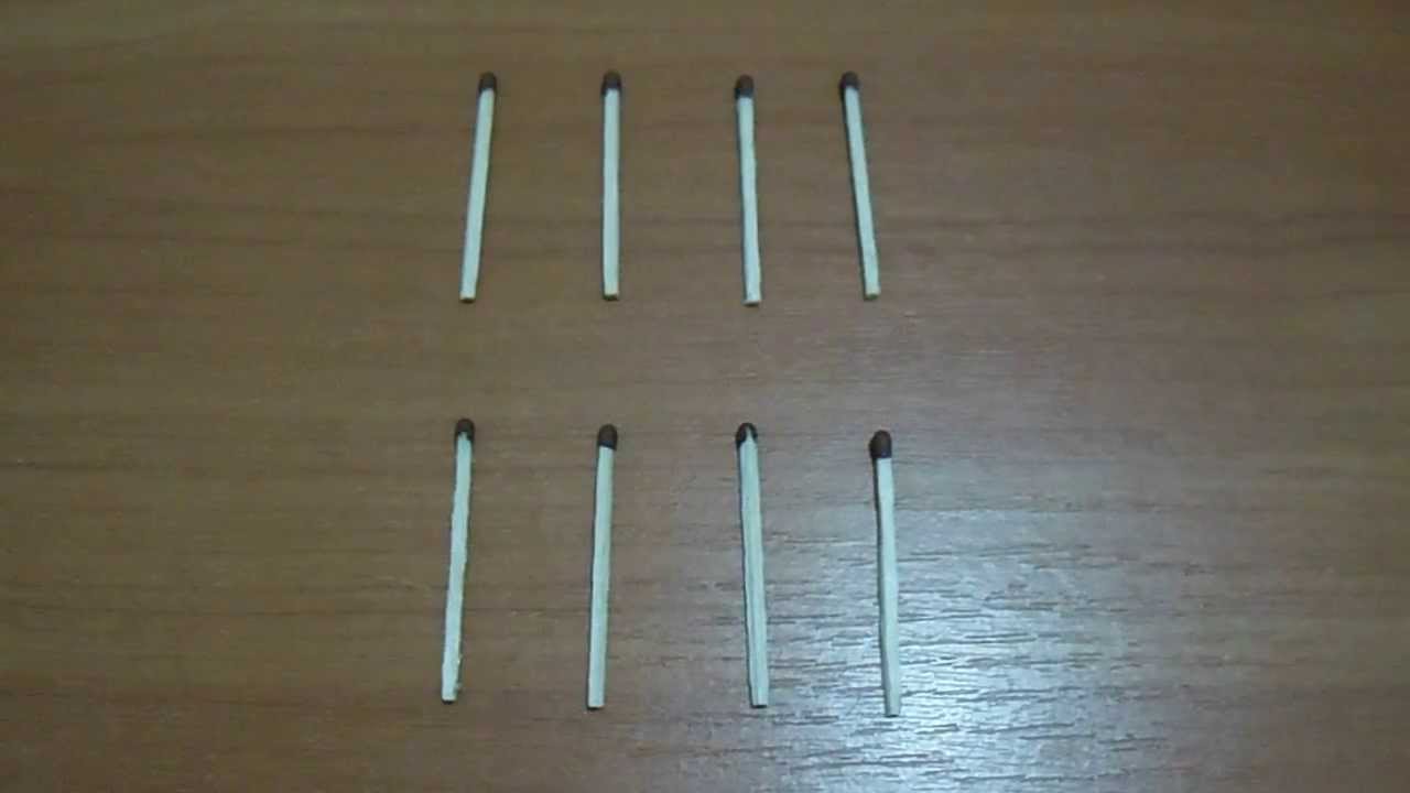 Крест из спичек