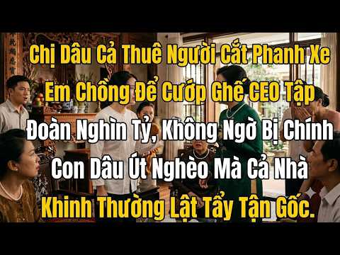 Chị Dâu Cả Thuê Người Cắt Phanh Xe Em Chồng Để Cướp Ghế CEO Tập Đoàn Nghìn Tỷ, Không Ngờ Bị...