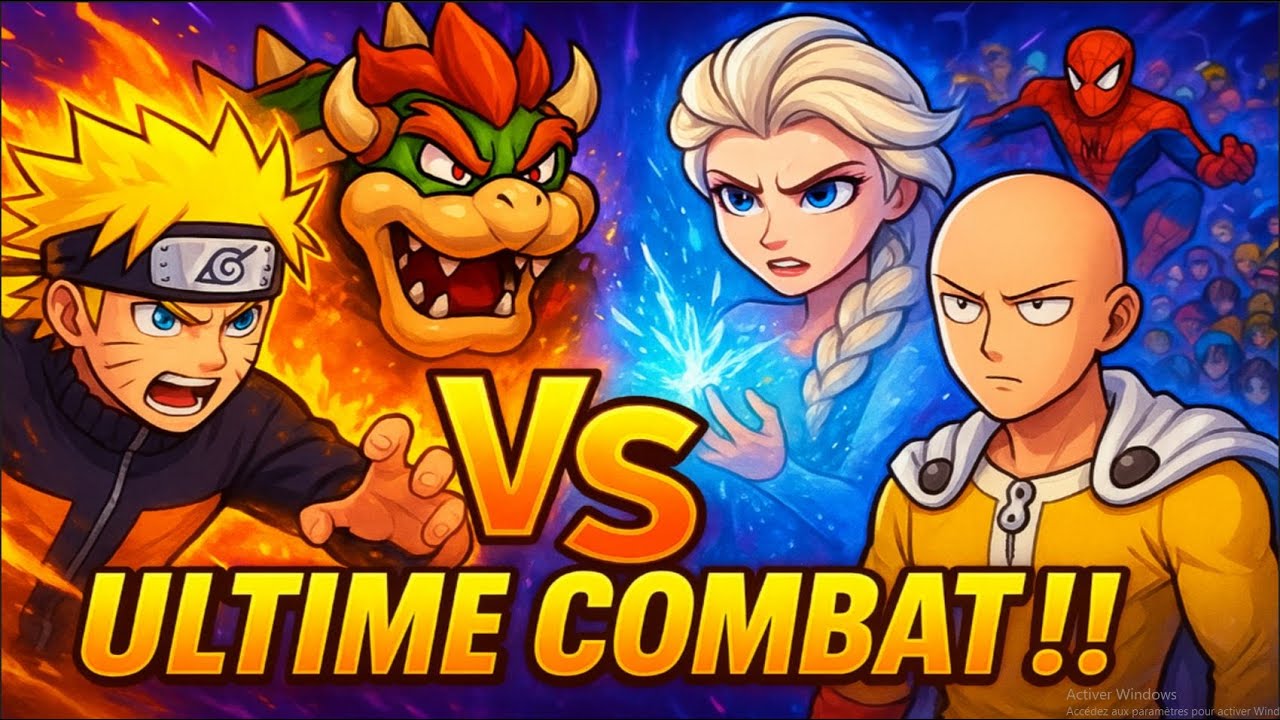 Ultimate Multiverse Battle! Naruto, Elsa, Saitama & More Fight! 🥊🔥 