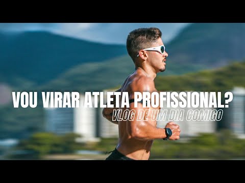 EU VOU VIRAR ATLETA PROFISSIONAL? UMA DIA COMIGO | VLOG