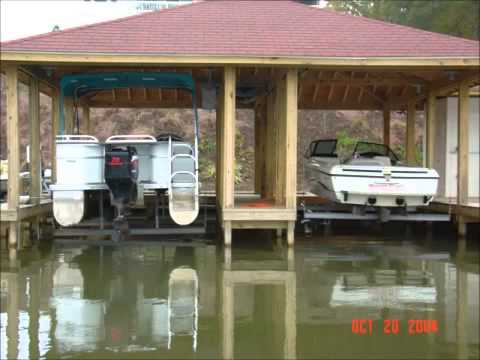 boat lifts and jet ski lifts by the boat lift store - youtube