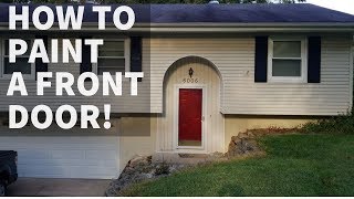 How to Paint a Front Door
