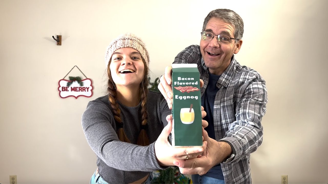Falling Bacon Zone - Bacon Flavored Eggnog (Official Music Video)