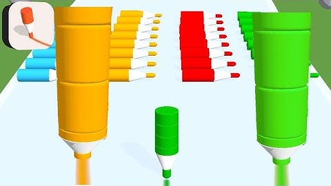 Crayon rush 3D | gameplay walkthrough android ios levels (7-9)