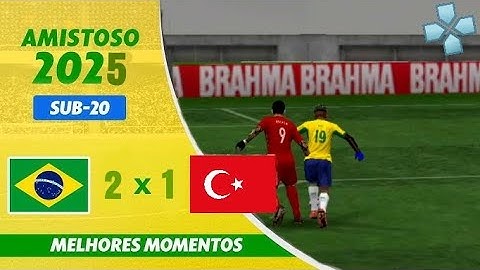 Melhores momentos do jogo entre Brasil sub-20 x Turquia Profissional 2x1