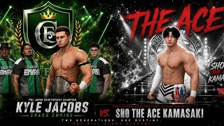 WWE 2k26: PPV Kyle Jacobs vs. Sho The Ace Kamasaki