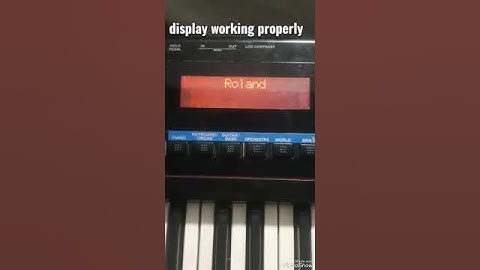 Roland Juno= di display not working display #Juno di repair