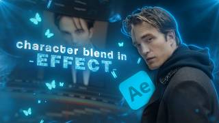 Character BLEND IN Effect (from Pattinson edit) | After Effects Tutorial