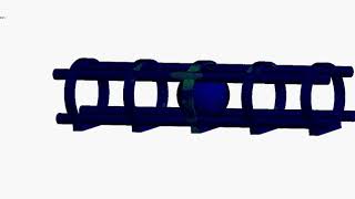 1000 Kg Ball Moving Inside Circular Rack Truss Fea Ysis