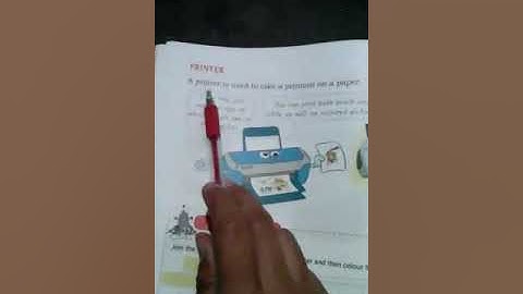 Class 1: Computer, Topic Printer