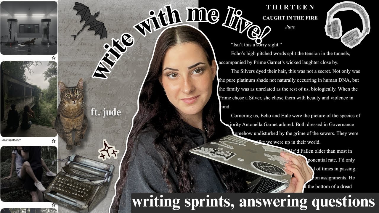 Write With Me write with me! // live writing sprints, answering questions, chatting 🪐 ...