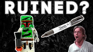 How to Safely and Effectively Remove Sharpie Permanent Marker From Your Lego Minifigures! It Works!