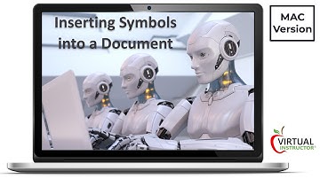 How to Insert Symbols into a Word Document   MAC Version