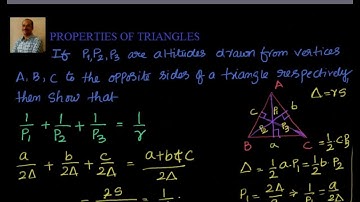 Properties of Triangles - Examples 15