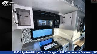 Eye-catching 2025 Highland Ridge Open Range Travel Trailer RV For Sale in Rockwall, TX | RVUSA.com