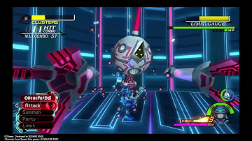 KINGDOM HEARTS - HD 1.5+2.5 ReMIX - Hostile Program Critical Mode/Wisdom Form/No Damage