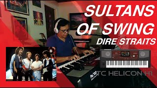 SULTANS OF SWING- Dire Straits #covers on KORG Pa700 mic feature TC Helicon H1