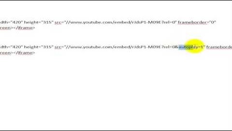 How To Make a YouTube Video Autoplay