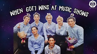 when got7 wins at music shows