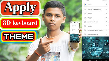 #cheetahkeyboard How to install 3D keyboard theme in android phone