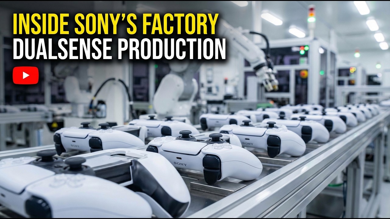 Sony Controllers Factory Inside PlayStation Controller Factory – DualSense Manufacturing - YouTube