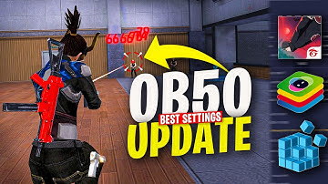 No Lag + SECRET Headshot Settings After OB50 (4K)