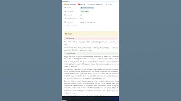Create a default template for Notion