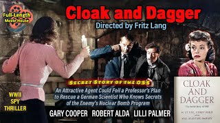 Cloak And Dagger 1946 Wwii Spy Thriller Gary Cooper Lilli Palmer Vladimir Sokoloff