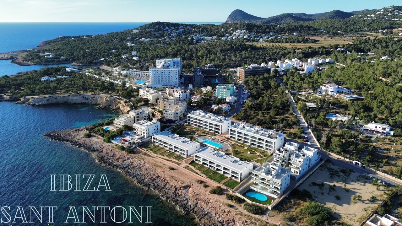 Ibiza, Sant Antoni De Portmany 4K Drone Video