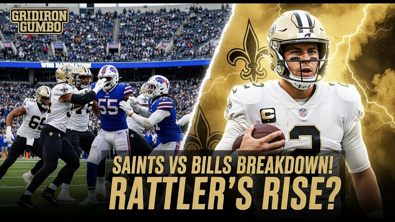 Who Dat! Saints vs Bills Breakdown | Spencer Rattler Compared to Saints ...