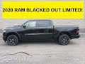 2020 RAM 1500 BLACKED OUT LIMITED WALK AROUND REVIEW BLACK APPEARANCE 20T16  www.SUMMITAUTO.com