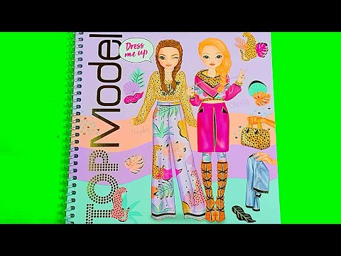 Hình dán thay trang phục |TOP MODEL DRESS ME UP JUNGLE URBAN |dán hình thiết kế thời trang PART 1-12