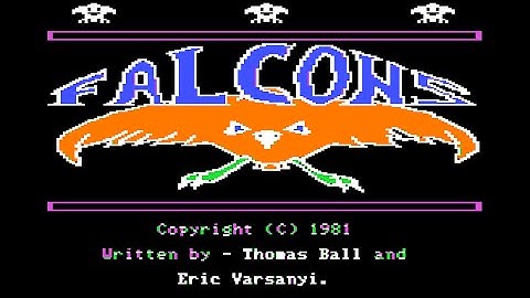 Falcons longplay with cheats (Apple II - Piccadilly software)
