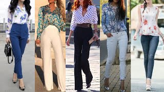 Combina Una Blusa Estampada Y Consigue Estos Outfits Casuales Y Resultones Blusas Estampadas 2022