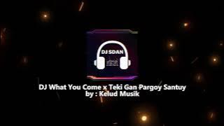 DJ WHAT YOU COME X TEKI GAN PARGOY SANTUY JEDAG JEDUG MENGKANE VIRAL TIKTOK BY KELUD MUSIC