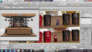 Tutorial on Modeling and Texturing a Coffee Stall in 3dsmax using Vray (Part 5)