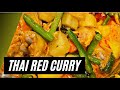 How to make thai red curry wchicken