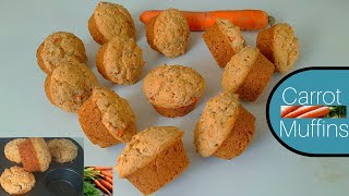 Vanilla Carrot Breakfast Muffins Recipe - Wholesome Vegan Muffins