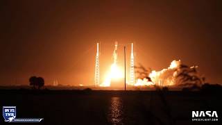 SpaceX Falcon 9 Launch w/ Nikon P1000 - JCSAT-18