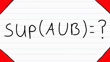 Supremum of the Union of Sets | Real Analysis