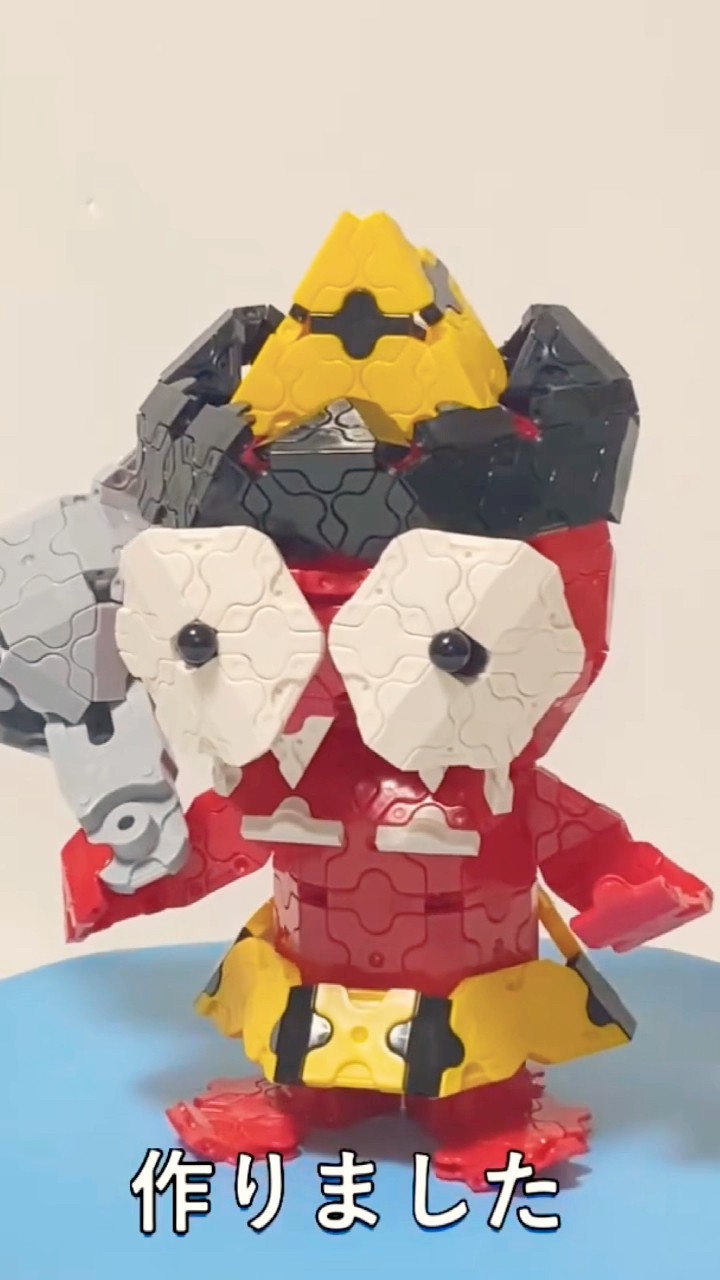 I made a demon with LaQ. Educational toy Original model #laqmaking