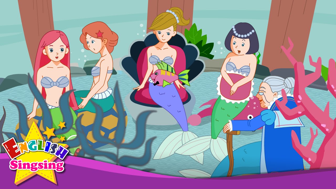 Песня русалочки на английском. English SINGSING simple story. The little Mermaid for Kids. English for Kids Mermaid. The little Mermaid what if.