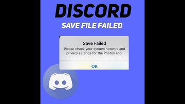 Discord File save Failed (Please Check Your System Network And Privacy Settings For The Photos App)