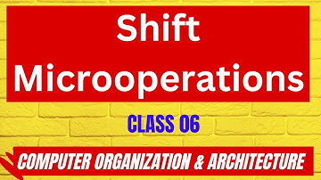 Shift Microoperations || Types of Shift Microoperations || Hardware Implementation || CA || CO | COA