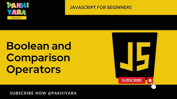 Boolean and Comparison Operators  in Javascript