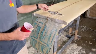 Snapped longboard repair