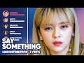 TWICE - Say Something (Line Distribution + Lyrics Color Coded) PATREON REQUESTED