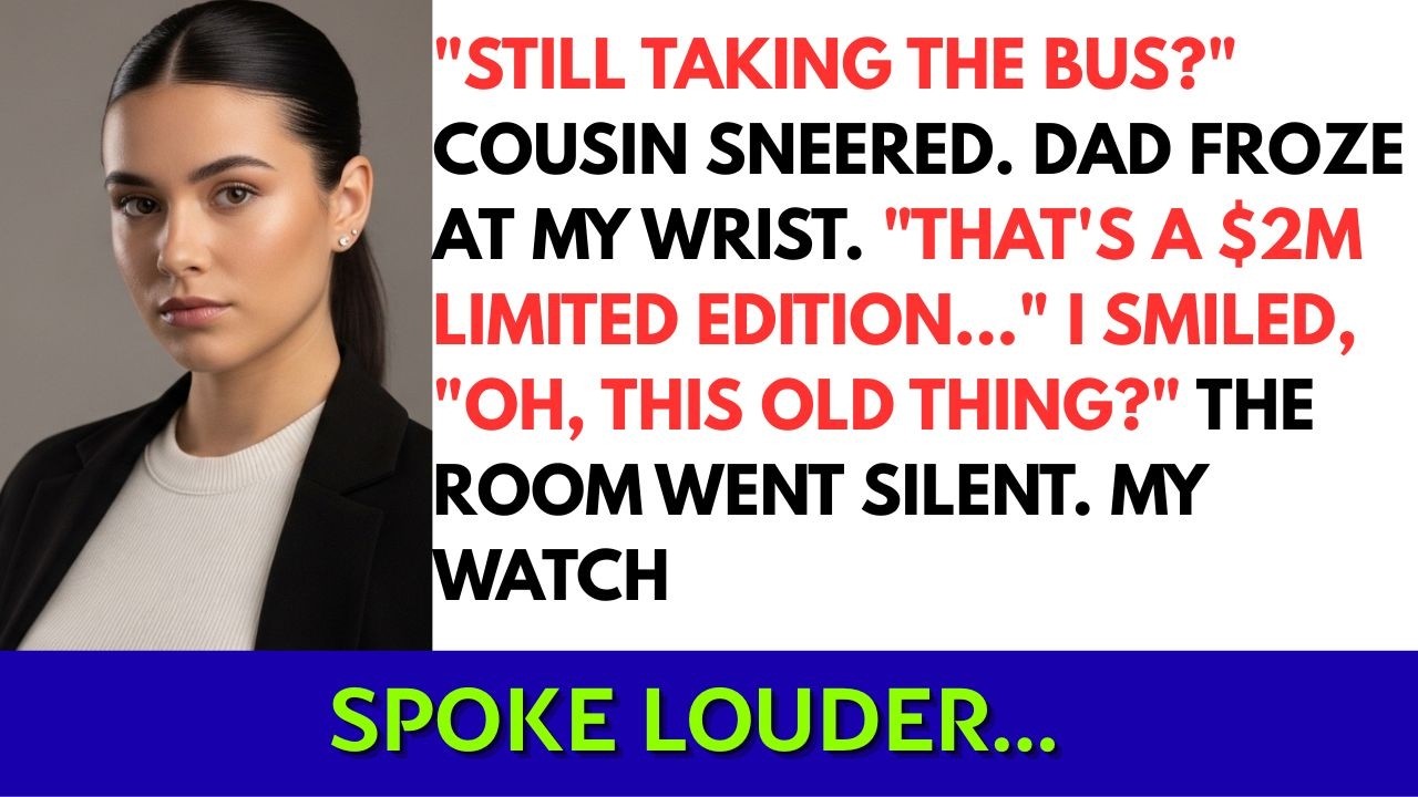 At Family Dinner, They Called Me Broke—Then My Watch Caught Their Attention