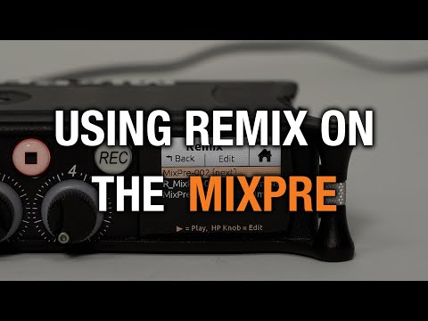 Using Remix on the MixPre
