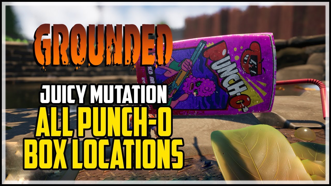 Grounded All PunchO Box Locations (Juicy Mutation Unlock) YouTube